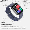 GTS5 2.0 inch Fitness Health Smart Watch, BT Call / Heart Rate / Blood Pressure / MET / Blood Glucose(Blue)