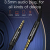 Yesido YAU15 3.5mm Male to 3.5mm Male Audio Cable, Length:2m(Black)