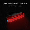 A02 Bicycle Taillight Bicycle Riding Motorcycle Electric Car LED Mountain Bike USB Charging Safety Warning Light (100 Hours, Plastic Bag)