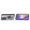 For Samsung Galaxy A36 5G Sliding Camshield TPU + PC Shockproof Phone Case with Holder(Grey)