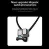 Magnetic Hanging Neck Holder For Mobile Phones/Action Cameras(Glacier Blue)