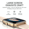 LOANIY Y22 Heart Rate Monitoring Smart Bluetooth Watch, Color: Gold