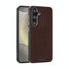 For Samsung Galaxy S24 FE 5G ABEEL Ruyi Pattern 6D Micro Relief MagSafe Leather Phone Case(Brown)