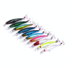 HENGJIA MI094 Simulation Laser Fake Lures Minnow Fishing Baits, Color: 10