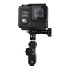 PULUZ CNC Aluminum Ball Joint Mount with 2 Long Screws for GoPro, Insta360, DJI and Other Action Cameras(Black)