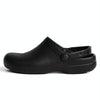 Kitchen Chef Shoes Food Service Non-slip Water-proof Oil-Proof Slippers, Size:44(Black)