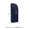 6x5x15cm Curved Necklace Display Stand Jewelry Display Props Blue Microfiber Window Necklace Earring Ring Stand