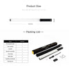 LUXCeO Q508S Dual Color Temperature 1000LM Photo LED Stick Video Light Handheld LED Fill Light Flash Lighting Lamp (Black)