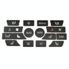 For BMW 5 Series/7 Series/X5/C6/F10/F01/F15 Air Conditioning Button Repair Sticker, Style: C 16pcs With OFF