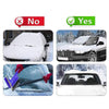 Automobile Silver Coated Cloth Sunshade Snow Shield, Style: Rear Rubber Band