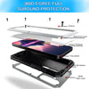 For Samsung Galaxy S25 5G Shockproof Life Waterproof Silicone + Zinc Alloy Phone Case(Silver)