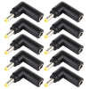 10 PCS 4.5 x 3.0mm Female to 4.0 x 1.7mm Male Plug Elbow Adapter Connector