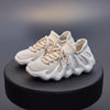 450 Summer Breathable Sock Shoes Fly Woven Comfortable Casual Shoes, Size: 39(Beige)