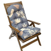 110x50cm Dome Waterproof Sun-proof Garden Folding High Back Chair Cushions, Color: Gray Leaf