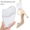 2pairs GEL Sweat-absorbing and Breathable Forefoot Pad High Heels Anti-slip Mat(Transparent)