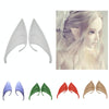1pair Halloween Elf Latex Ears Cosplay Props, Size: 12cm(Luminous)