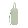 Magnetic Portable With Lanyard Sunglasses Protective Case Silicone Eyeglasses Storage Bag(Light Green)