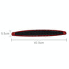 2 PCS Universal Car Body Carbon Fiber Bumper Guard Protector Sticker/Car Crash Bar Bumper Strips /Car Crash Strips/Anti-rub Strips/Anti-rub Bar(Black)