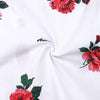 Summer Boys Print Short Sleeve Shirt + Shorts Set, Kid Size:120cm(White)