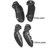 SULAITE Cycling Honeycomb Breathable Heat Dissipation Motorcycle Adjustable Protective Gear, Style: 2pcs /Set Knee Pads
