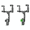 Car Rearview Mirror Navigation Retractable Multifunctional Mobile Phone Holder(Green)