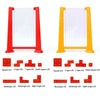 3D Cube Blocks Puzzle Interactive Table Game(Red)