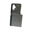For Samsung Galaxy A06 4G / 5G Solid Color Metal Buckle Card Slots Bag Phone Case(Grey)