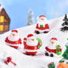 5pcs Christmas Cute Micro Landscape DIY Bonsai Decoration Snowscape Ornament, Style: No.21 Lying Pork