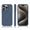 For iPhone 12 Pro Shockproof MagSafe Armor PC Hybrid TPU Phone Case(Ink Blue)