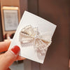 Rhinestone Fashion Hair Clips Women Bangs Headwear, Styles: 380 Pearl
