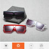 Women Oversized Square Frame Sunglasses Gradient Shades Sun Glasses(C6)