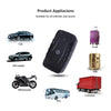 LK209B Tracking System 4G GPS Tracker for Motorcycle Electric Bike Vehicle, For North America (Black)