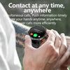 LEMFO K67 1.43 inch AMOLED Screen GPS Sports Smart Watch, Support Bluetooth Call / Health Monitoring(Silver Orange)