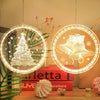 Christmas Decoration Light LED Holiday 3D Hanging Lamp, Power:Battery(Christmas Bell)