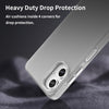 For Samsung Galaxy A06 4G Frosted Translucent TPU Hybrid PC Full Coverage Phone Case(White)
