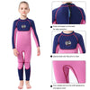 SLINX 1902 Long Sleeve Warm Kids Sun Protection Wetsuit, Size: XL(Twilight)