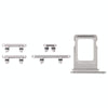 iPhone 16 Pro Max SIM Tray & Side Keys (White)