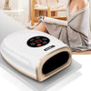 Hand Finger Joint Massager Wrist Palm Physiotherapy Mouse Hand Meridian Acupoint Massager, Specification: Plug(Amber Gold)