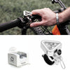 N+1 Mountain Bike Bell Universal Triangle Copper Bell, Color: Rubber Band Silver