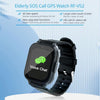 RF-V52-B 1.85 inch Screen GPS Smart Tracker WatchBand Support SOS Call / Health Monitoring For North America / South America(Red)