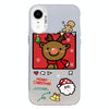 For iPhone XR Christmas Series PC Full Coverage Pattern Phone Case(CW054 White)
