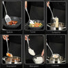 Kacheeg Household Stainless Steel Spatula Kitchenware Kitchen Cooking Tools, Style: Soup Spoon