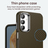 For Samsung Galaxy F15 5G Carbon Fiber Series IMD Phone Case(Brown)