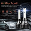 F2 H1 2 PCS DC9-36V / 25W / 6000K / 2500LM IP68 Waterproof Car LED Headlight(Cold White Light)