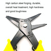 RUICHI 2 In 1 Multi-Function Clamp Spring Retainer Pliers(Yellow)