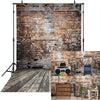 2.1m X 1.5m Brick Wall And Wooden Floor Photography Background