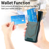 For Samsung Galaxy A36 5G Denim Texture Leather Skin Phone Case with Card Slot(Green)