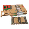 10pcs Christmas Candy Boxes Kraft Paper Christmas House Handbag Candy Boxes, Style: Small White Edge