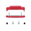 M6 2-post 12-way RV Yacht Terminal Nylon Flame Retardant Busbar, Color: Red