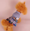 Small Dog Woollen Skirt, Blue-Grey, Size M
